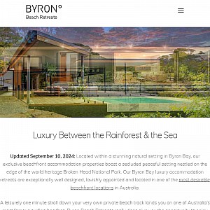 Luxury accommodation Byron Bay - Byron Beach Retreats