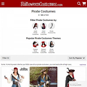 Buy Pirate Costumes