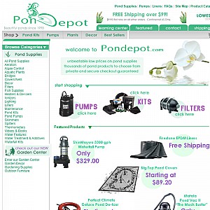 Pond Supplies Homepage