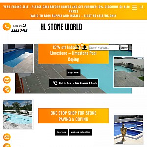 Pool Pavers In Melbourne | Travertine Pavers | HL Stone World
