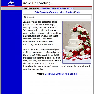 Learn how to decorate a cake. Cake decorating