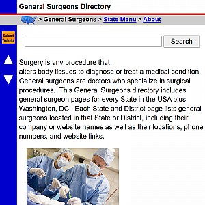 General Surgeons - USA General Surgeon Directory