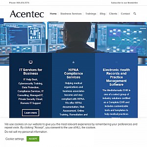 EMR Electronic Medical Record Practice Management from acentec, inc.