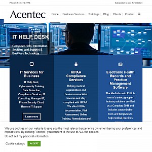 EMR Electronic Medical Record Practice Management from acentec, inc.