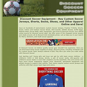 Cheap Discount Soccer Equipment - Brand Names, High Performance Gear
