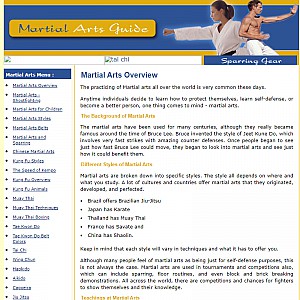 Martial Arts Guide – Tai Chi and Sparring Gear