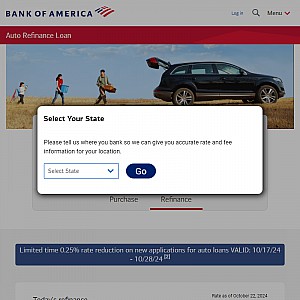 Bank of America Auto Loan Refinance