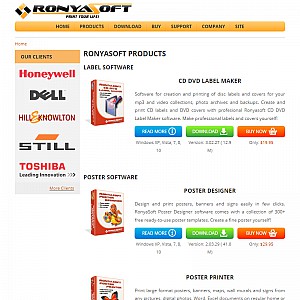 RonyaSoft - printing applications developer