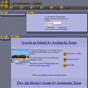 Downloadable games at Avalanche Team