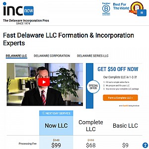 Incorporate a Delaware LLC or Corp Company