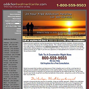 Addiction treatment center resources, information and free helpline
