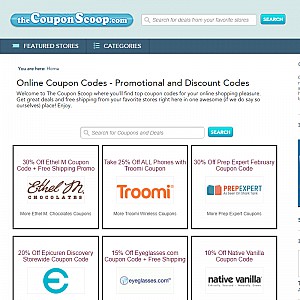 Online Coupons - Promotional & Discount Codes