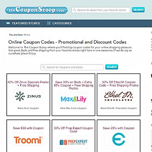 Online Coupons - Promotional & Discount Codes