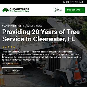 Clearwater Tree Removal Services