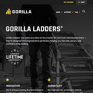 Gorilla Ladders Aluminum & Fiberglass Folding Ladders