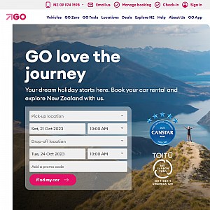 Go Rentals New Zealand Car Rental company for all your NZ car hire needs.