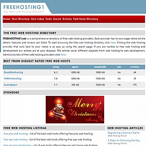 Free Web Hosting Directory