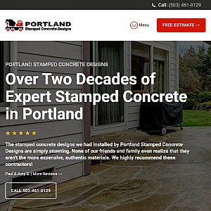 Stamped Concrete Portland OR
