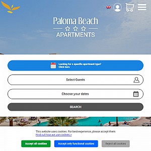 Paloma Beach Holiday Apartments in Los Cristianos Tenerife