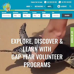 Gap year volunteering by TRU