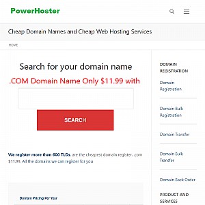 Cheap domain name web hosting