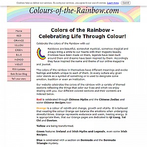 colors of the rainbow - Themed Online Variety Magazine