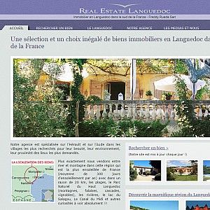 Real estate agent in the Languedoc southern France