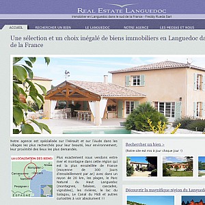 Real estate agent in the Languedoc southern France