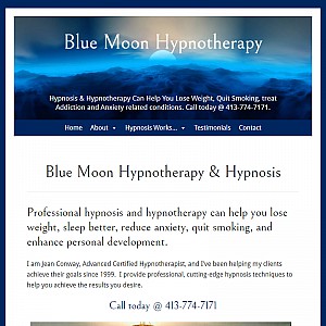Massachusetts Hypnosis - Blue Moon Hypnotherapy - Greenfield, Massachusetts
