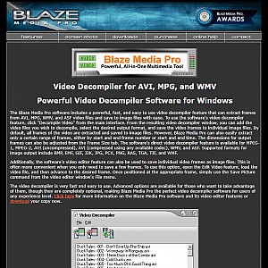 Decompile video, avi, mpeg, wmv, asf, software. Video Decompiler