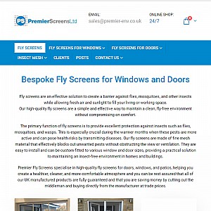 Premier Environmental - Insect screens and fly screens