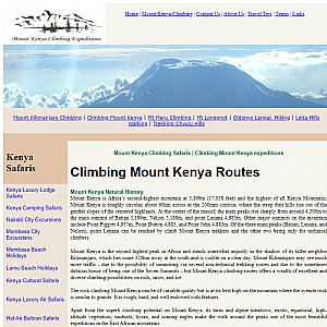 Climbing Mount Kenya