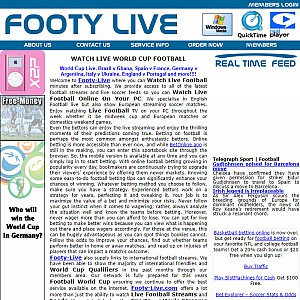 Watch live football online on your pc