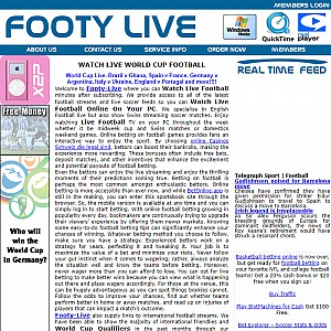 Watch live football online on your pc