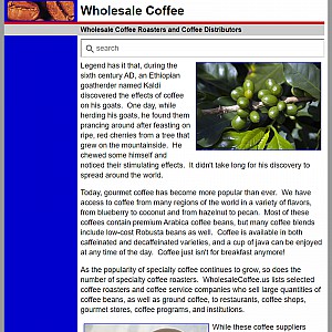 Wholesale Coffee - Coffee Distributors