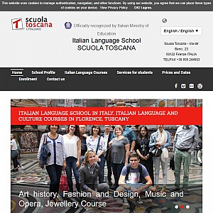 Italian language school and courses in Florence.