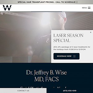 Facial Plastic Surgeon NJ, Dr. Jeffrey Wise