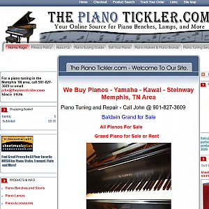 Find piano benches, lamps, digital keyboards, sheet music and piano accessories.