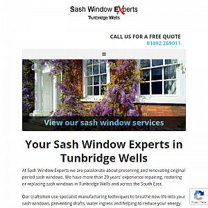 Sash Windows Tunbridge Wells