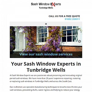 Sash Windows Tunbridge Wells