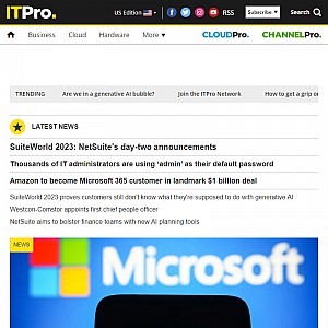 IT PRO UK publication with business-related IT news, expert analysis & product reviews for IT prof