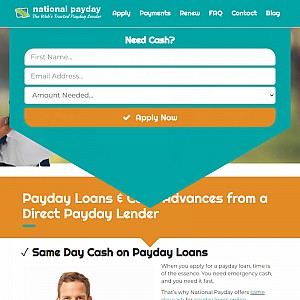 Online payday loans, bad credit and advance cash