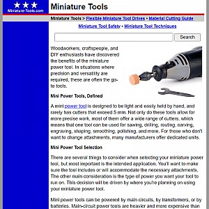 Miniature Tool Guide