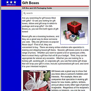 Gift Boxes - Gift Box Guide