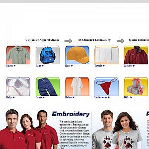 University Fashions -- Embroidered Bags Embroidered Shirts Embroidered Hats Logo Embroidery