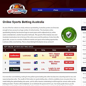 Sports Betting Online AUS