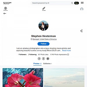 500px Photography Portfolio - Stephen Hesterman