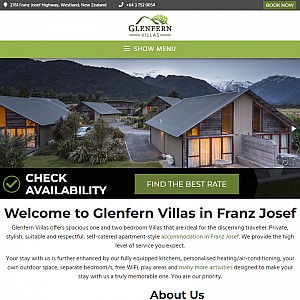 Villa Accommodation Franz Josef New Zealand