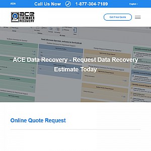 Advantage Data Recovery - Data Recovery Request