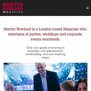 Martyn Rowland – Close up Magician London